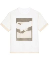 Givenchy - Graphic-Print Layered-Trim T-Shirt - Lyst