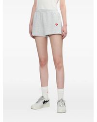 A Bathing Ape - Embroidered Drawstring Shorts - Lyst