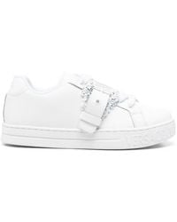 Versace Jeans Couture - Zapatillas con correa con hebilla - Lyst