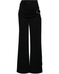 Rabanne - Wraparound-Design Palazzo Pants - Lyst