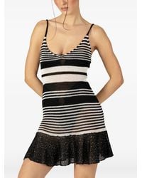 Paramidonna - Lea Striped Crochet Dress - Lyst