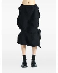 Issey Miyake - Textured Im58kg260 Skirt - Lyst
