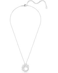 Swarovski - Sublime Crystal Wreath Pendant Necklace - Lyst