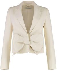 Max Mara - Bow-Detail Jacket - Lyst