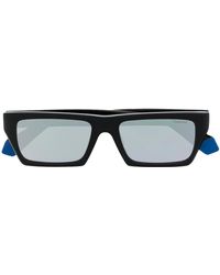 MSGM - Square-Frame Logo-Print Sunglasses - Lyst