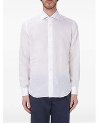 Eleventy - Long-Sleeve Linen Shirt - Lyst