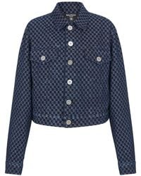 Balmain - Boxy Denim Jacket - Lyst