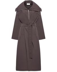 Sportmax - Zip-up Belted Coat - Lyst