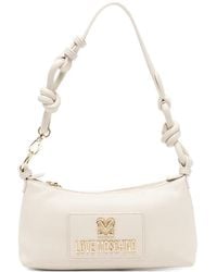 Love Moschino - Knotted-Strap Logo-Plaque Shoulder Bag - Lyst