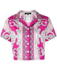 Versace - Camisa de pijama con estampado Silver Baroque - Lyst