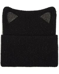KARL LAGERFELD - Choupette Beanie Hat - Lyst
