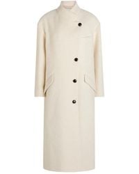 Isabel Marant - Button-Fastening Collar Coat - Lyst