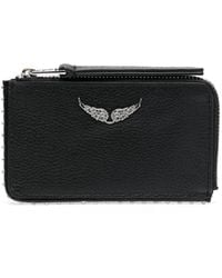 Zadig & Voltaire - Logo-Plaque Compact Cardholder - Lyst