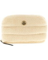 Moncler - Gesteppte Caradoc Teddy-Kosmetiktasche - Lyst