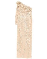 Saiid Kobeisy - One-Shoulder Embroidered Tulle Dress - Lyst