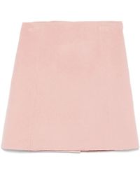 P.A.R.O.S.H. - P.A.R.O..H. Wool Mini Skirt - Lyst