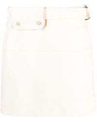 Nanushka - Wrap Organic-cotton Mini Skirt - Lyst
