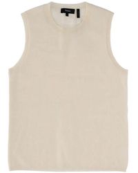 Theory - Sleeveless Knitted Top - Lyst