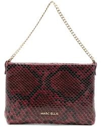 Marc Ellis - Ester Snakeskin-Effect Shoulder Bag - Lyst