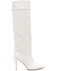 Paris Texas - Bottes 85 Mm À Effet Peau De Crocodile - Lyst
