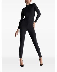 Scandale - Sheer-Panelled Long-Sleeve Jumpsuit - Lyst