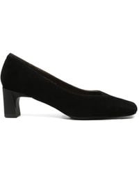 Linda Baumann - Square-Toe Block-Heel Pumps - Lyst