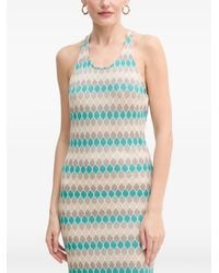 Fracomina - Midikleid mit geometrischem Print - Lyst