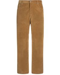 Etro - Straight-Leg Corduroy Trousers - Lyst