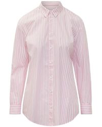 MC2 Saint Barth - Brigitte Stripe-Pattern Shirt - Lyst