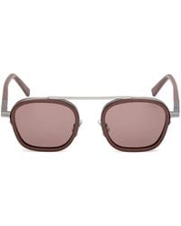 ZEGNA - Square-Frame Sunglasses - Lyst