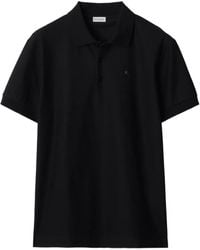 Burberry - Knight-Embellished Cotton Polo Shirt - Lyst