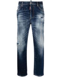 DSquared² - Jeans affusolati con effetto vissuto - Lyst