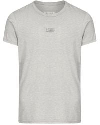 Maison Margiela - Melange Cotton T-Shirt - Lyst