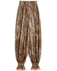 Valentino Garavani - Voyage Imaginaire-Print Balloon Trousers - Lyst