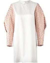 Maison Rabih Kayrouz - Vestido con mangas oversize en contraste - Lyst