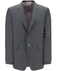 Thom Browne - Wool Single-breasted Blazer Jacket - Lyst