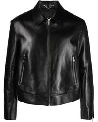 Lanvin - Zip-up Leather Jacket - Lyst