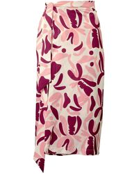Adriana Degreas - Bold Floral Sarong - Lyst