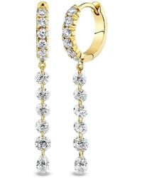Logan Hollowell - Boucles D'Oreilles En 18Ct Ornées De Diamants - Lyst