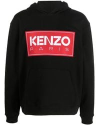 KENZO - プレオウンド ロゴパッチ パーカー - Lyst