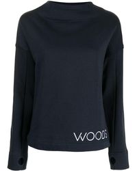 Viktoria & Woods Sweatshirt mit Stehkragen - Blau