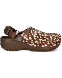 Crocs™ - Fawn-Print Touch-Strap Slides - Lyst