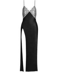 Maison Close - Robe Longue À Détails En Dentelle - Lyst