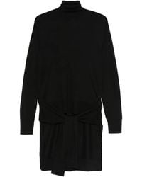TOTEME - Jurk Met Gestrikte Voorkant En Col - Lyst