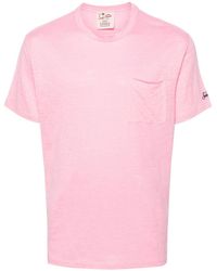 Mc2 Saint Barth - Mélange Linen T-shirt - Lyst