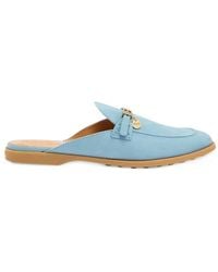 Tod's - Buckle-Detail Leather Mules - Lyst