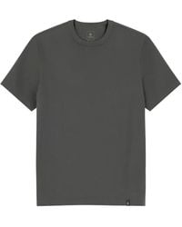 BOGGI - T-Shirt En Jersey De Coton Mélangé En Diagonale B Tech - Lyst