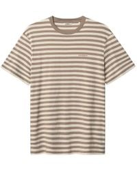 Gabba - Gabdune Logo-Print Striped T-Shirt - Lyst