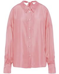 Tela - Tie-Detail Blouse - Lyst