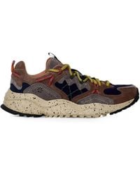 Flower Mountain - Yamabushi Suede-Panelled Sneakers - Lyst